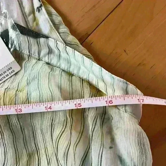 NWT Anthropologie Midi Dress Floral Tiered Size 8 - Picture 10 of 16